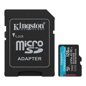 Kingston Canvas Go Plus 128GB - Tarjeta microSDXC V30 U3 de Alta Velocidad